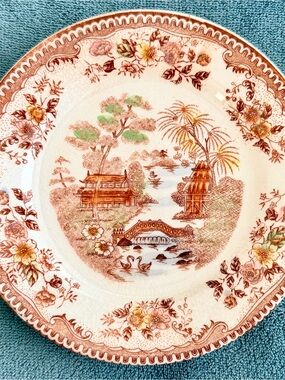 Vintage Brown & Ritchie Oriental Gardens Bread and Butter 6.5” Plate